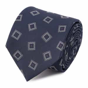 スクエア柄タイ