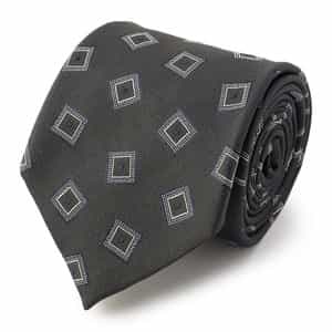 スクエア柄タイ