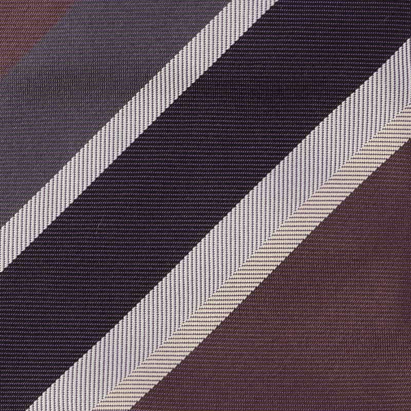 BARNEYS NEW YORK ストライプ柄タイ PURPLE