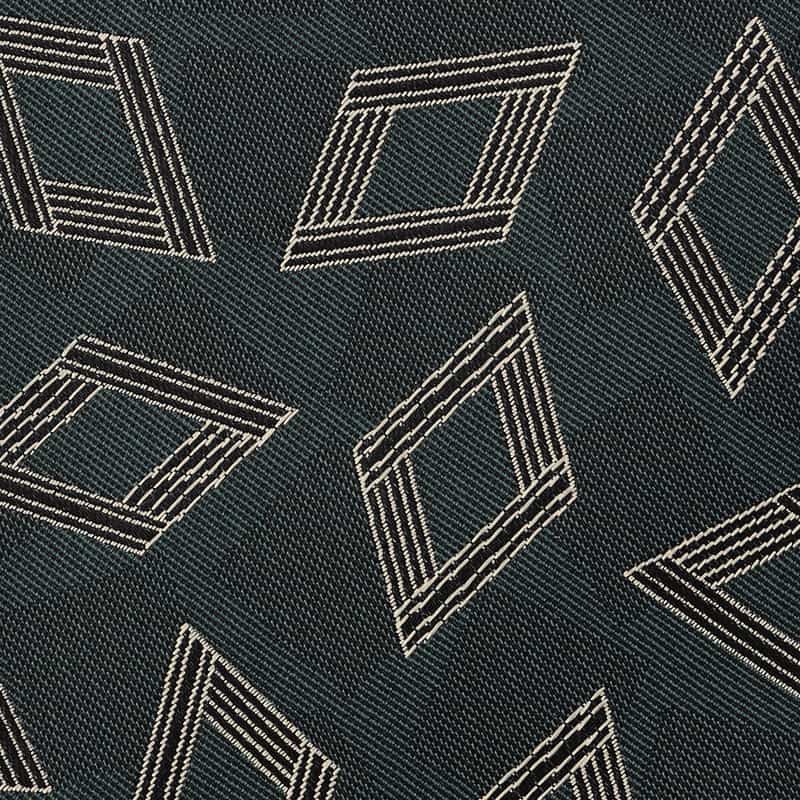 BARNEYS NEW YORK ダイヤ柄タイ GREEN