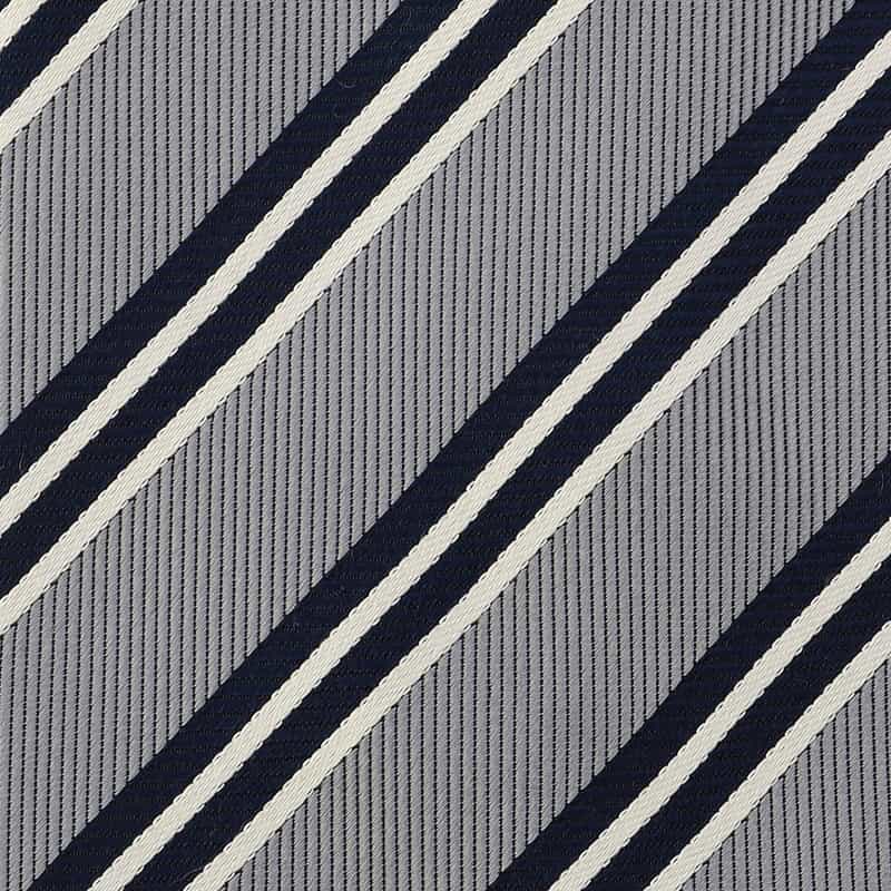 BARNEYS NEW YORK ストライプ柄タイ GRAY