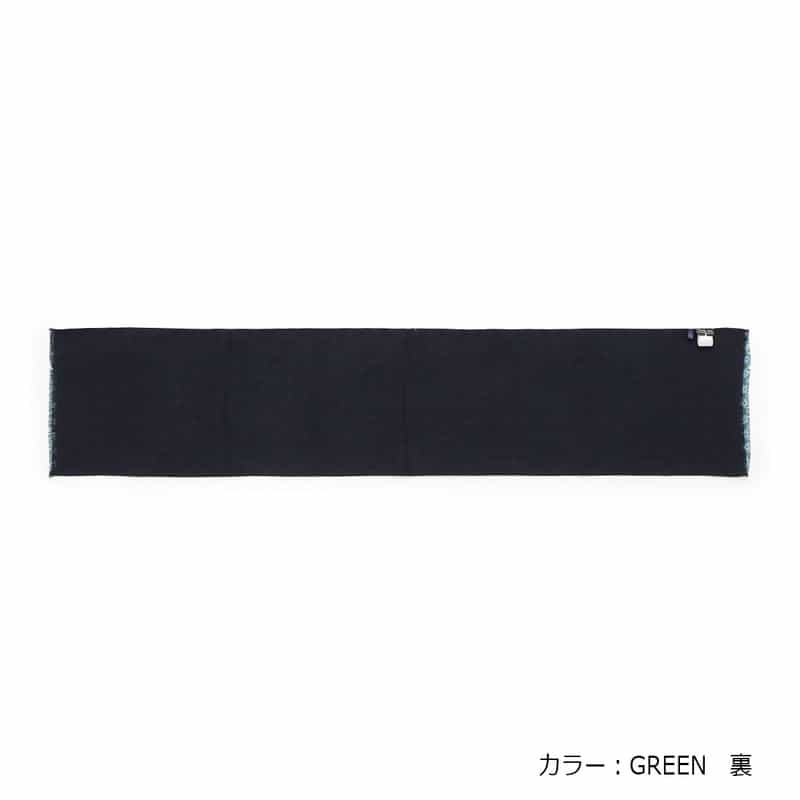 SEAWARD＆STEARN バーニーズ　ニューヨーク限定シルクスカーフ GREEN