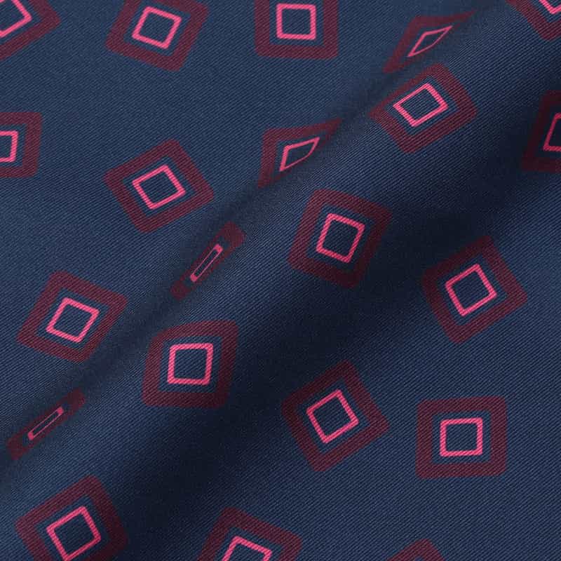 SEAWARD＆STEARN バーニーズ　ニューヨーク限定シルクスカーフ NAVY