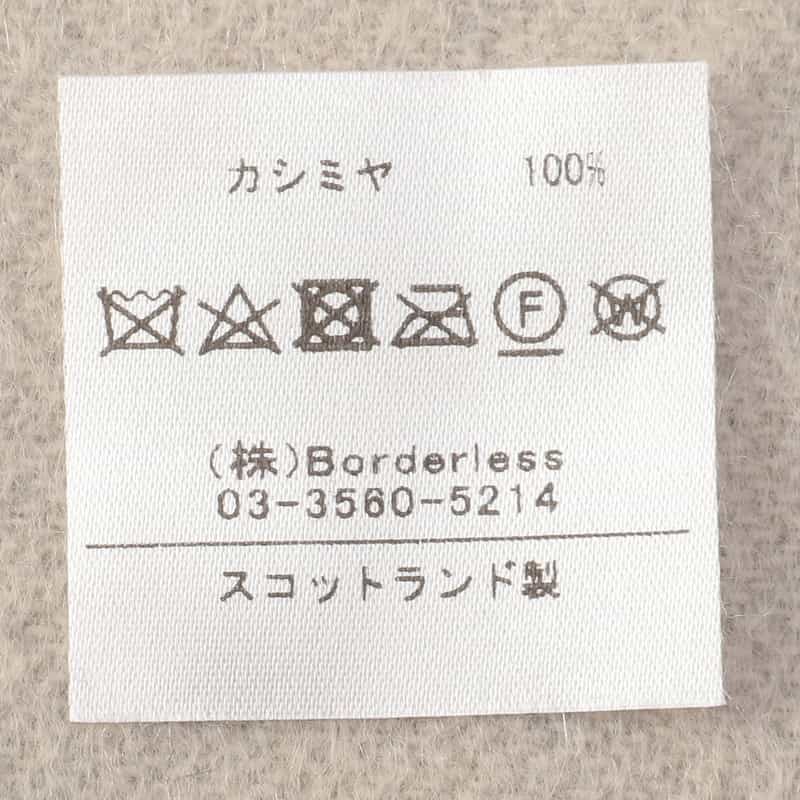 BEGG X CO カシミヤスカーフ CAMEL