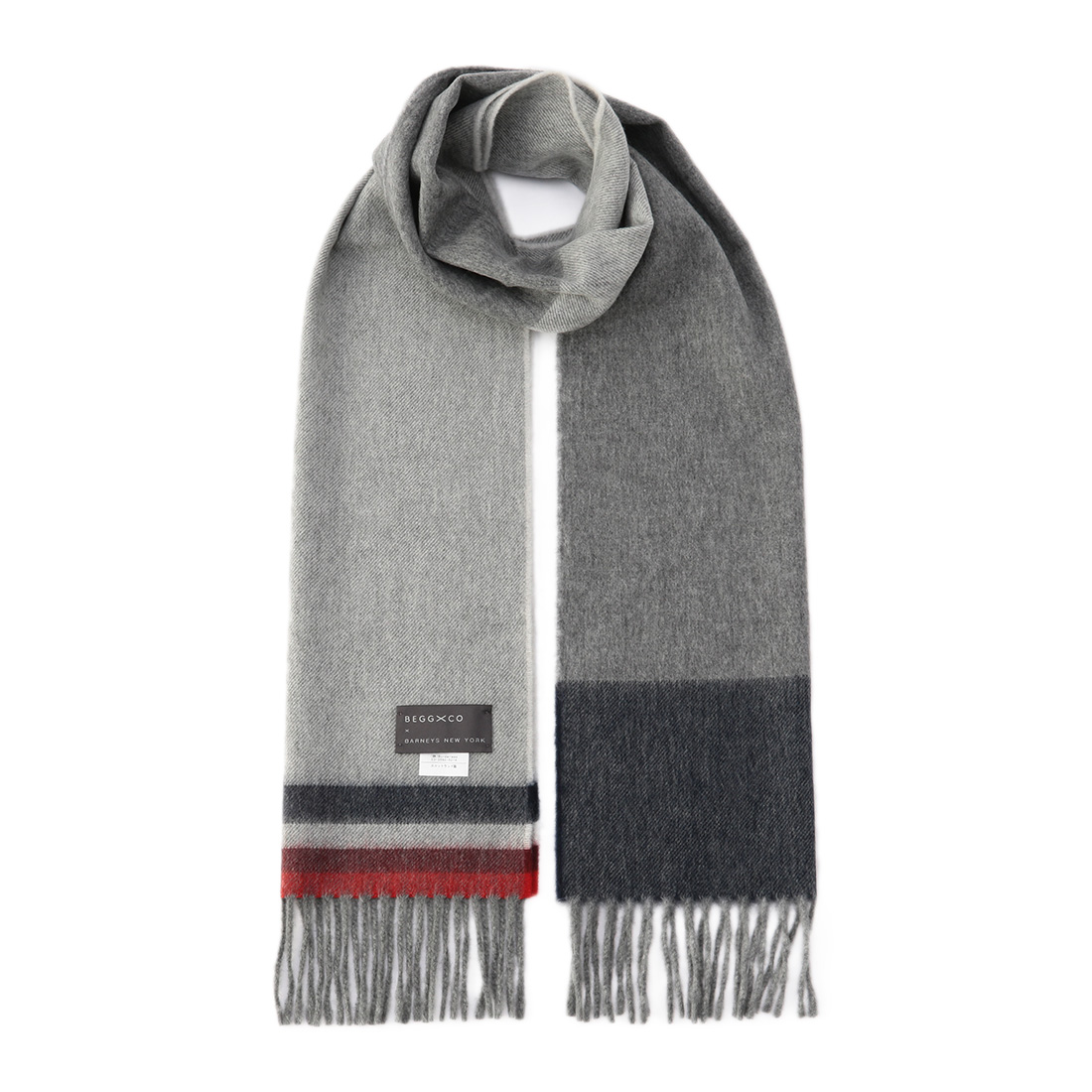 バーニーズ　ニューヨーク限定ウールカシミヤスカーフ