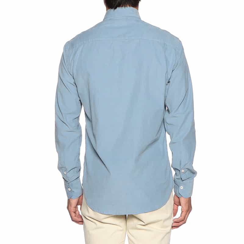 OSVALDO TRUCCHI コーデュロイシャツ LIGHT BLUE