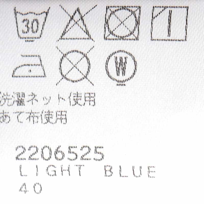 OSVALDO TRUCCHI コーデュロイシャツ LIGHT BLUE