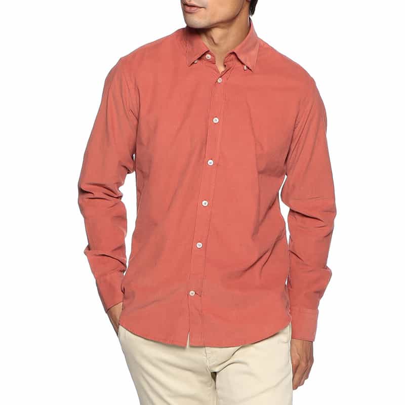 OSVALDO TRUCCHI コーデュロイシャツ PINK