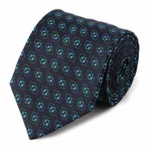 スクエア柄タイ