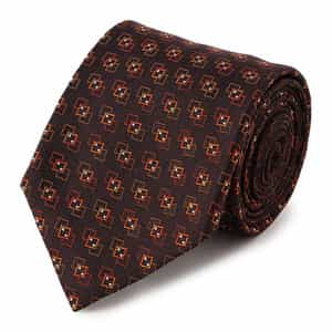 スクエア柄タイ