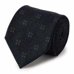 スクエア小紋柄タイ