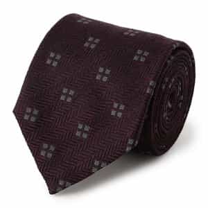 スクエア小紋柄タイ