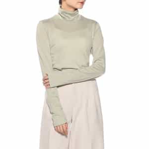 ウォッシャブル ウールタートルネックニットプルオーバー