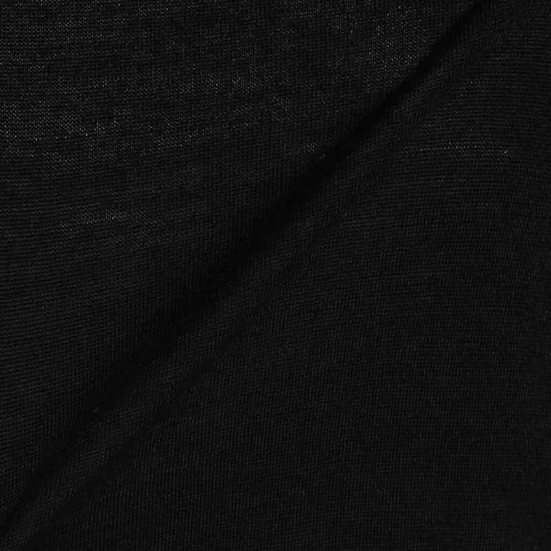 BARNEYS NEW YORK ウォッシャブル ウールタートルネックニットプルオーバー BLACK