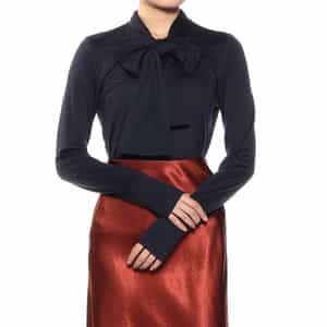 ウォッシャブル ウールボウニットプルオーバー