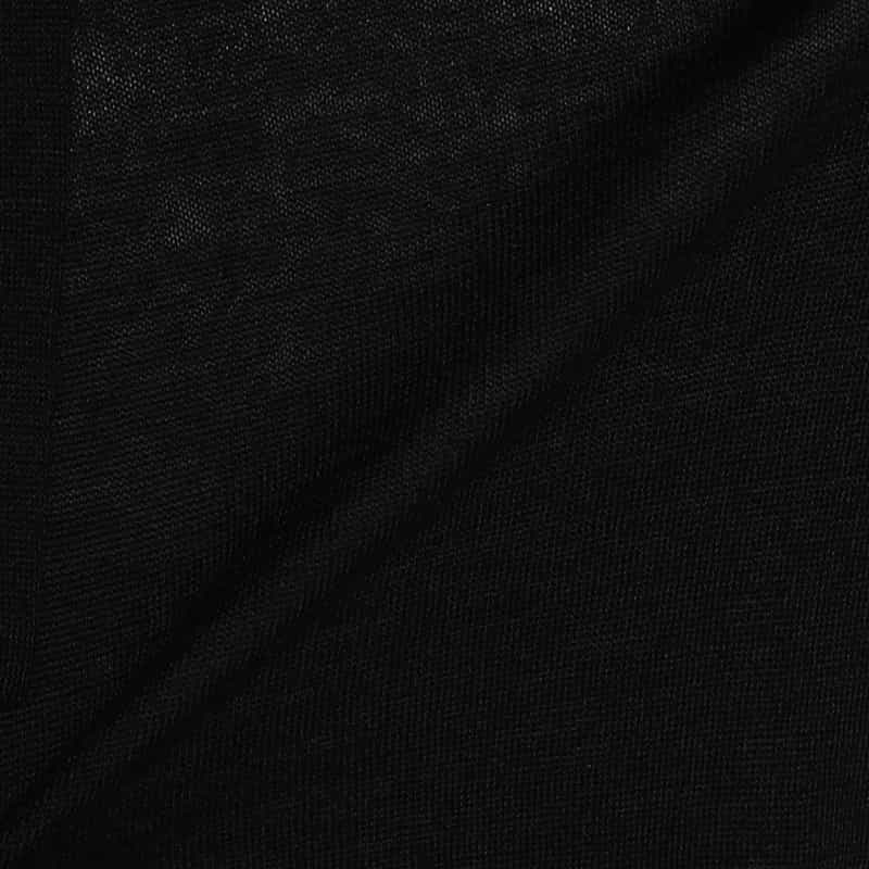 BARNEYS NEW YORK ウォッシャブル ウールボウニットプルオーバー BLACK