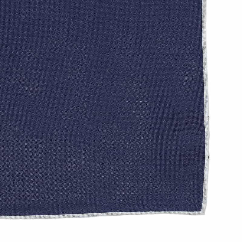 SEAWARD&STEARN リバーシブルポケットチーフ NAVY