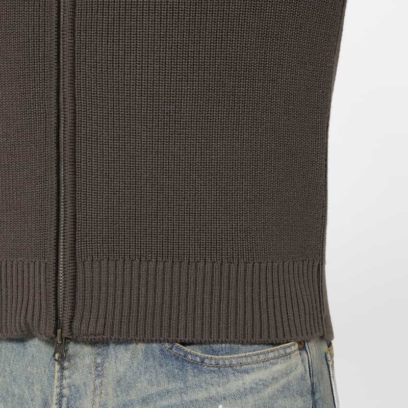 BARNEYS NEW YORK シーアイランドコットンドライバーズニットジャケット DARK GRAY