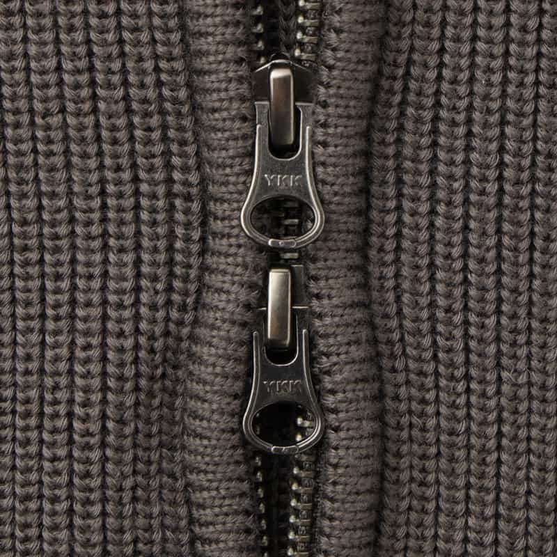BARNEYS NEW YORK シーアイランドコットンドライバーズニットジャケット DARK GRAY