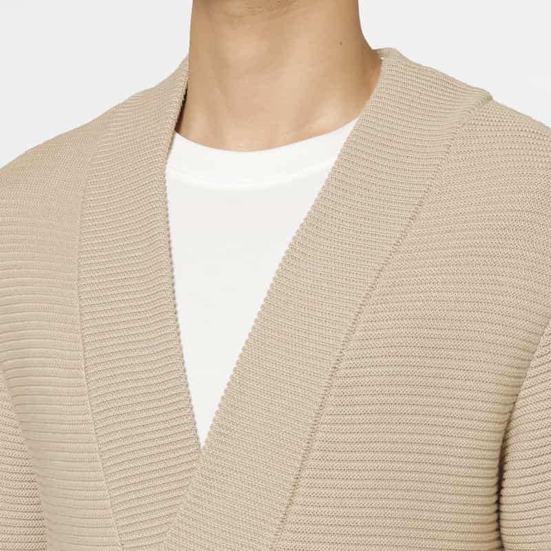 BARNEYS NEW YORK シーアイランドコットンニットカーディガン BEIGE