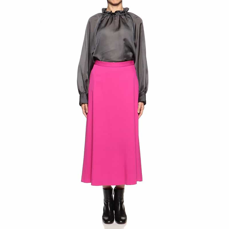 BARNEYS NEW YORK フレアロングスカート PINK