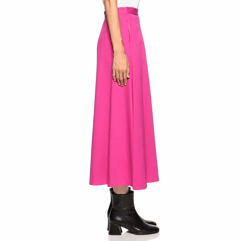 BARNEYS NEW YORK フレアロングスカート PINK