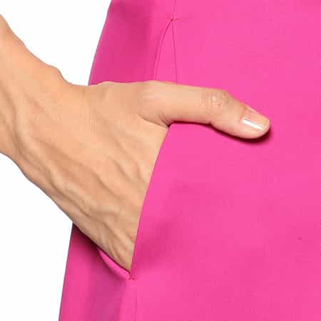 H263*BARNEYS NEWYORK☆ロング☆フレア☆スカート☆ピンク☆F フレアロングスカート（2206788）｜BARNEYS NEW YORK(バーニーズ