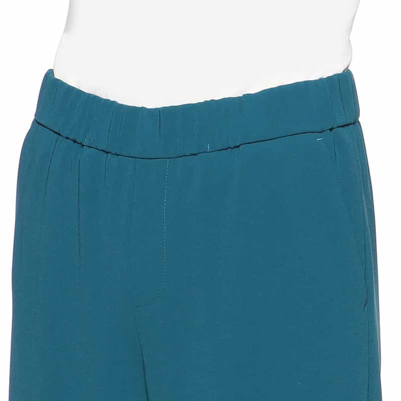 BARNEYS NEW YORK セットアップ ウォッシャブル ワイドパンツ BLUE