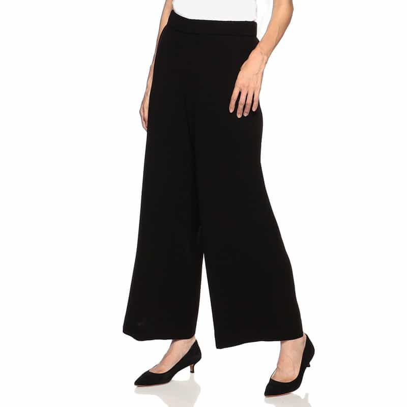 BARNEYS NEW YORK セットアップ ウォッシャブル ワイドパンツ BLACK