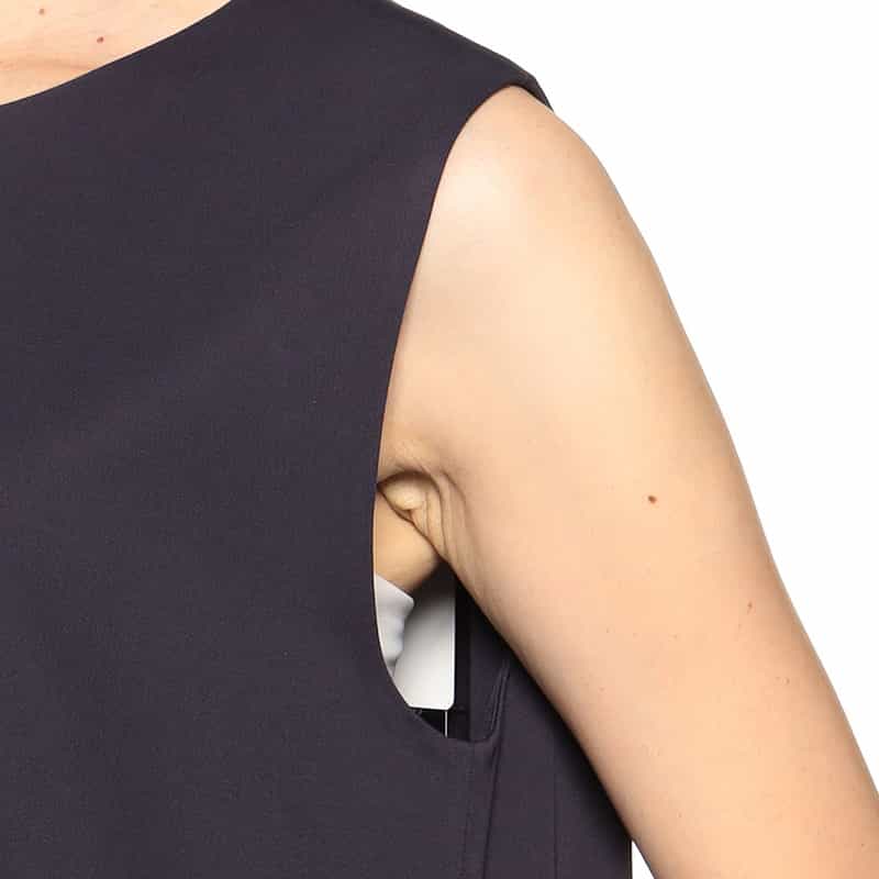 BARNEYS NEW YORK ノースリーブマキシドレス NAVY