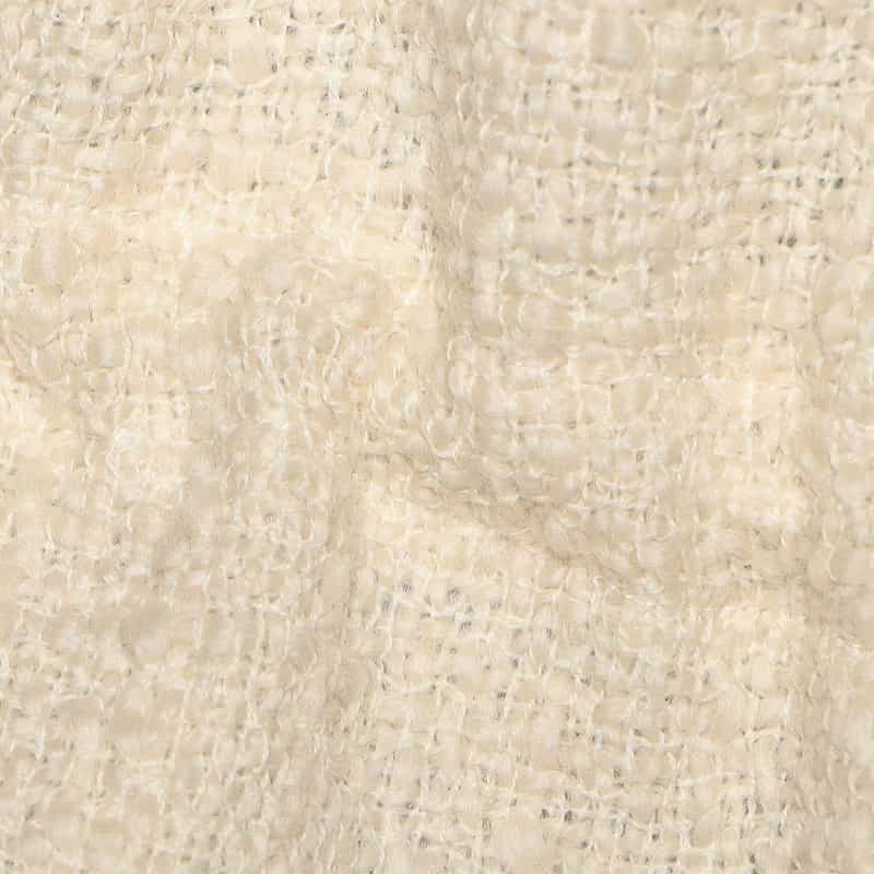 BARNEYS NEW YORK ツィード Aライン ジレ ジャケット IVORY