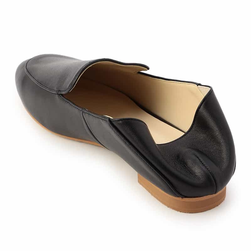 BARNEYS NEW YORK スリップオンローファー BLACK