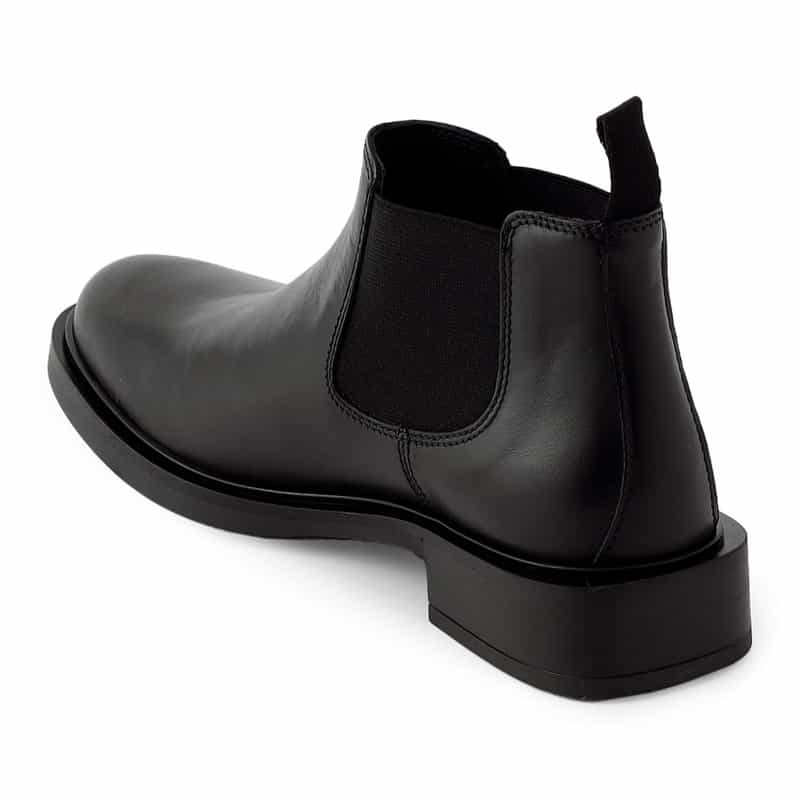 BARNEYS NEW YORK サイドゴアショートブーツ BLACK