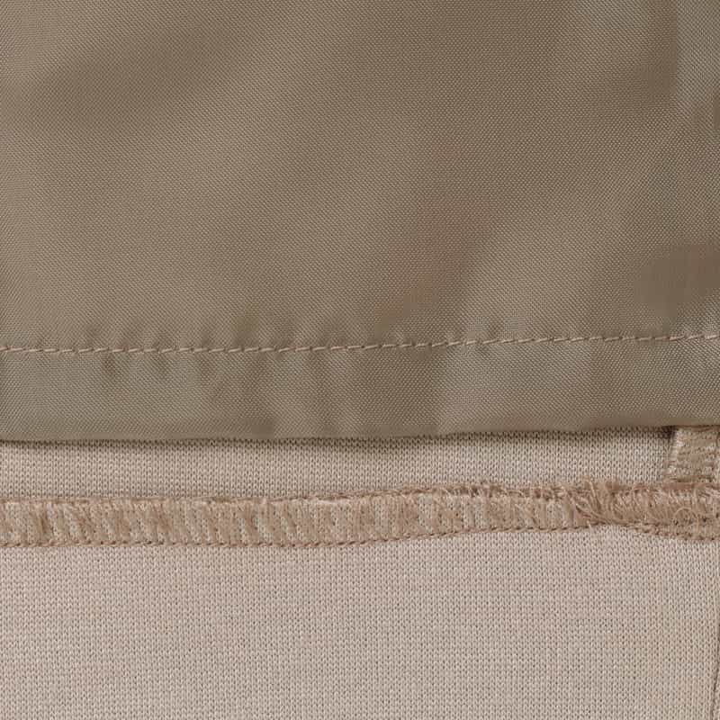 BARNEYS NEW YORK デュアルウォーム素材テーパードパンツ GRAY BEIGE