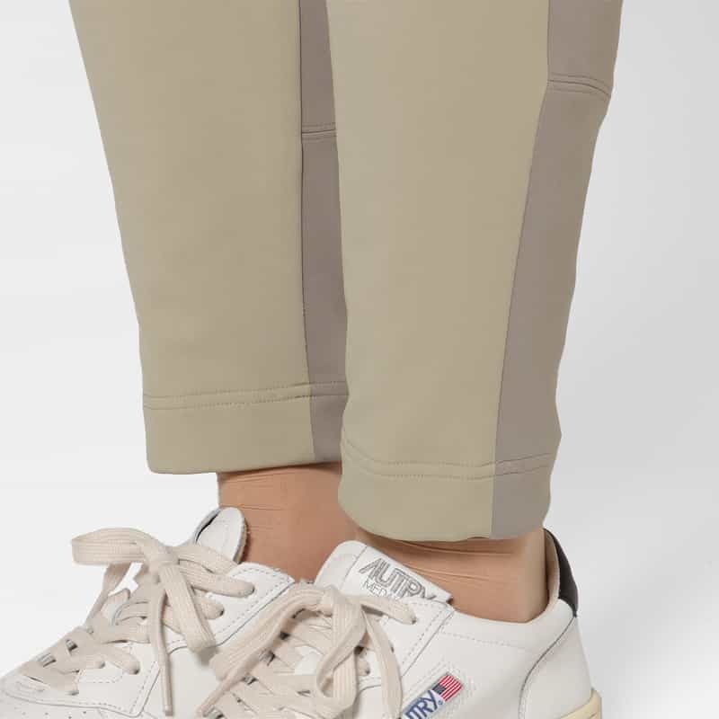 BARNEYS NEW YORK 異素材ミックスナイロンパンツ BEIGE