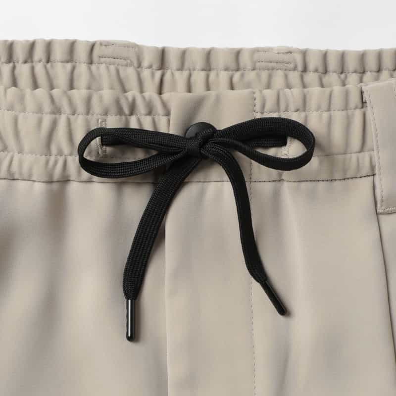 BARNEYS NEW YORK 異素材ミックスナイロンパンツ BEIGE
