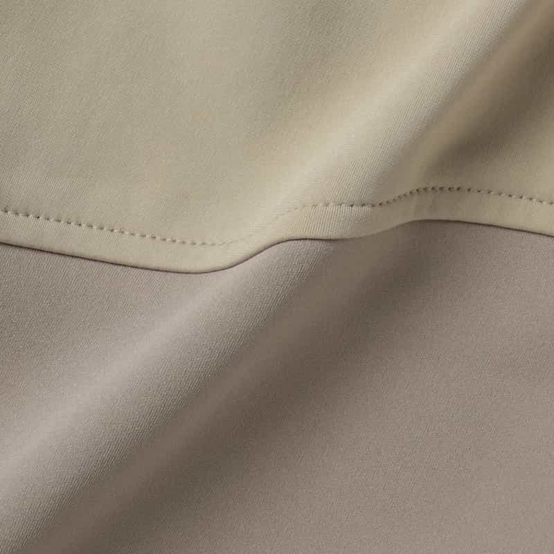 BARNEYS NEW YORK 異素材ミックスナイロンパンツ BEIGE