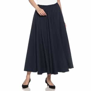 ウォッシャブル ギンガムチェック柄フレアミディスカート