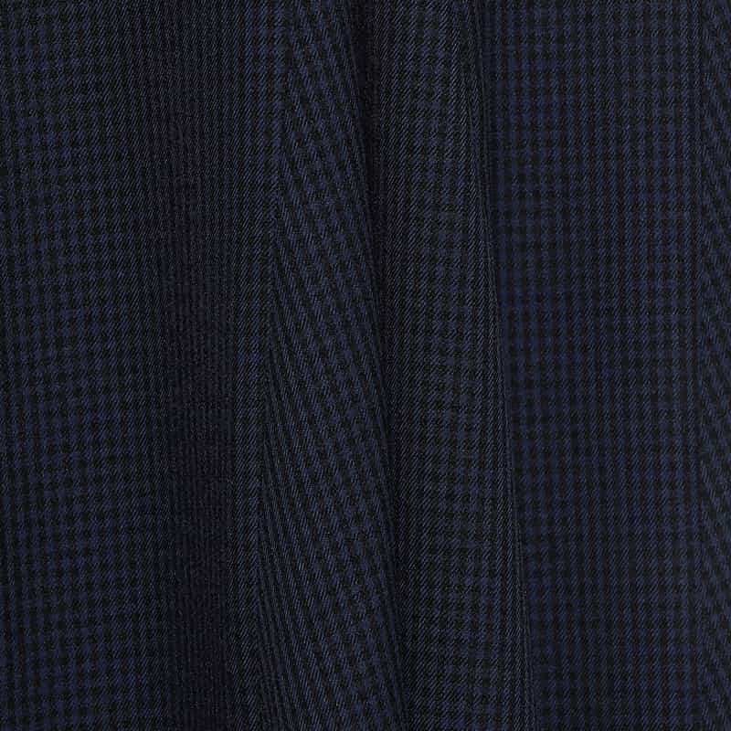 BARNEYS NEW YORK ウォッシャブル ギンガムチェック柄フレアミディスカート NAVY