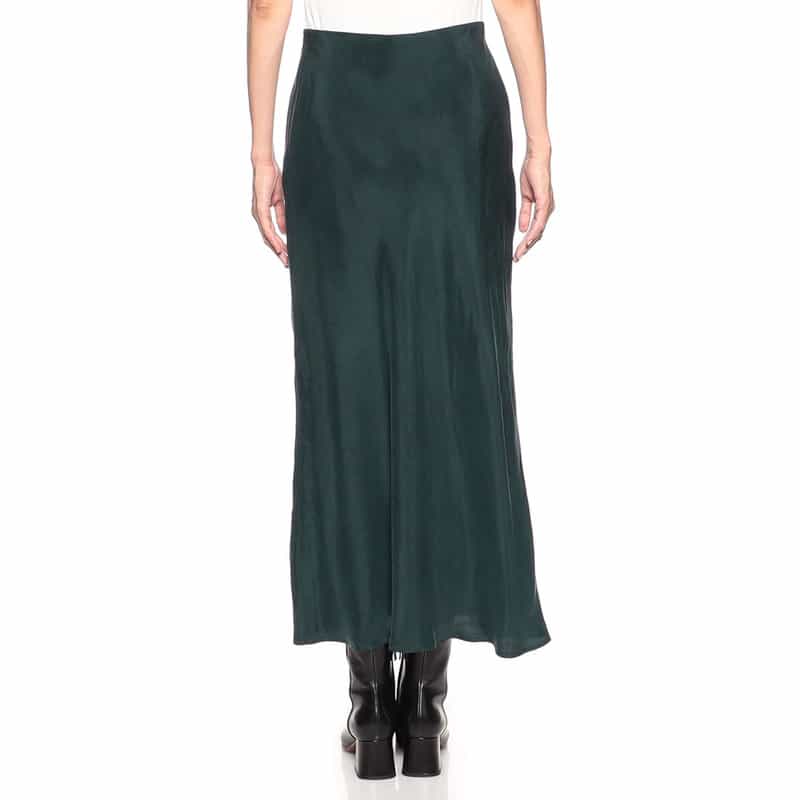 BARNEYS NEW YORK ウォッシャブル マーメイドロングスカート GREEN