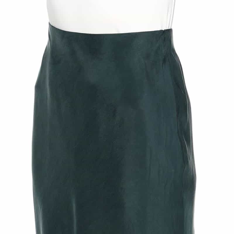 BARNEYS NEW YORK ウォッシャブル マーメイドロングスカート GREEN