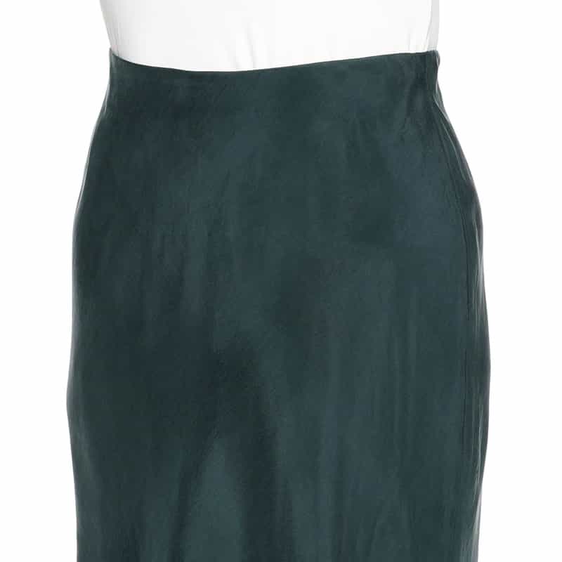 BARNEYS NEW YORK ウォッシャブル マーメイドロングスカート GREEN