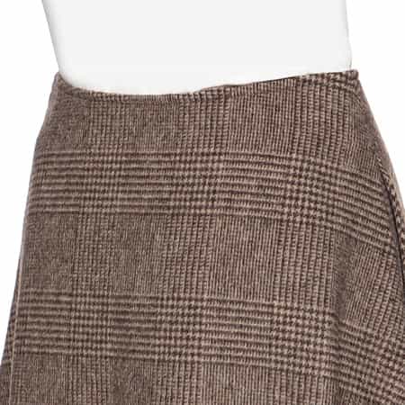 グレンチェック柄フレアミディスカート（2206927）｜BARNEYS NEW