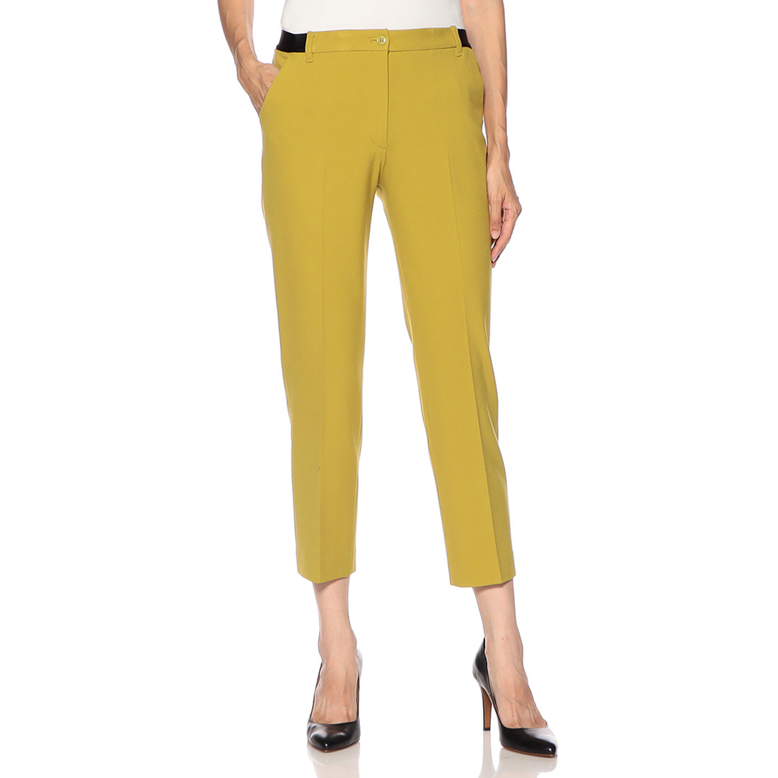 ウォッシャブル バックウエストゴムパンツ