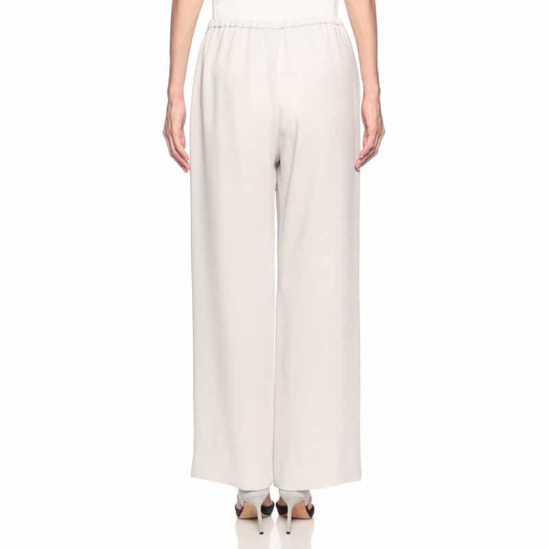 BARNEYS NEW YORK セットアップ ウォッシャブル ドローストリング付きワイドパンツ LT GRAY