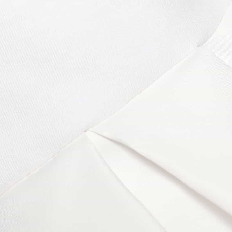 BARNEYS NEW YORK セットアップ ウォッシャブル ドローストリング付きワイドパンツ LT GRAY