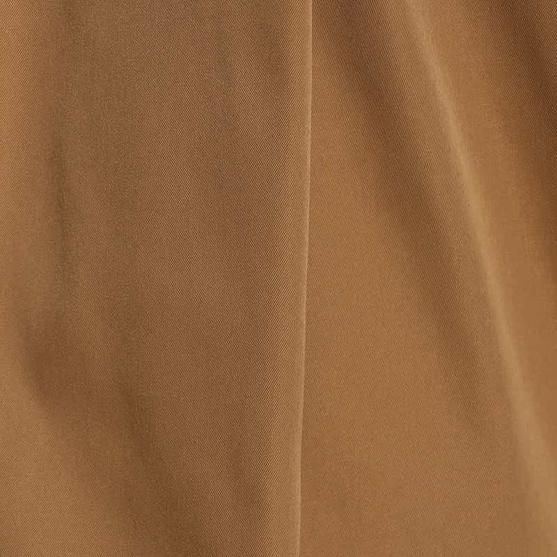 BARNEYS NEW YORK ウォッシャブル バレルタックワイドパンツ CAMEL