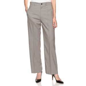 ウォッシャブル チェック柄バックゴム パンツ