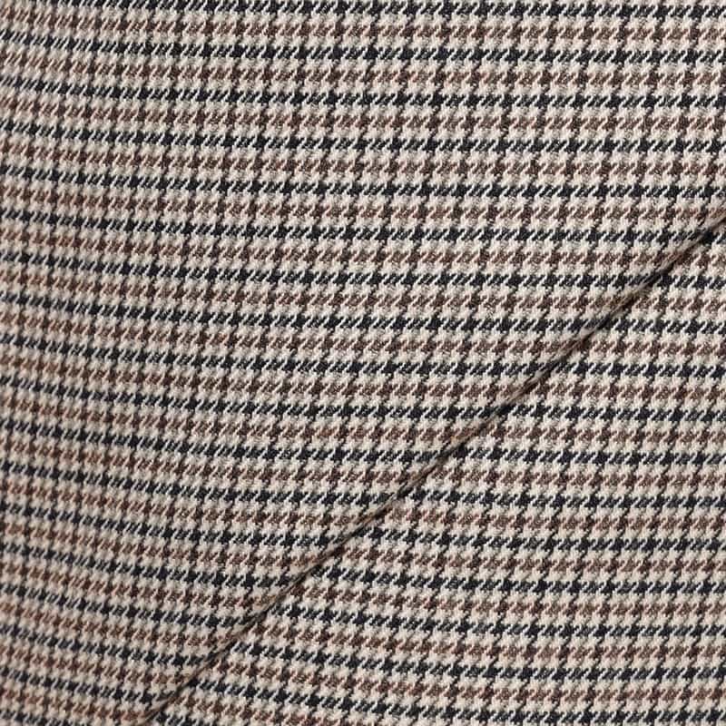 BARNEYS NEW YORK ウォッシャブル チェック柄バックゴム パンツ BEIGE