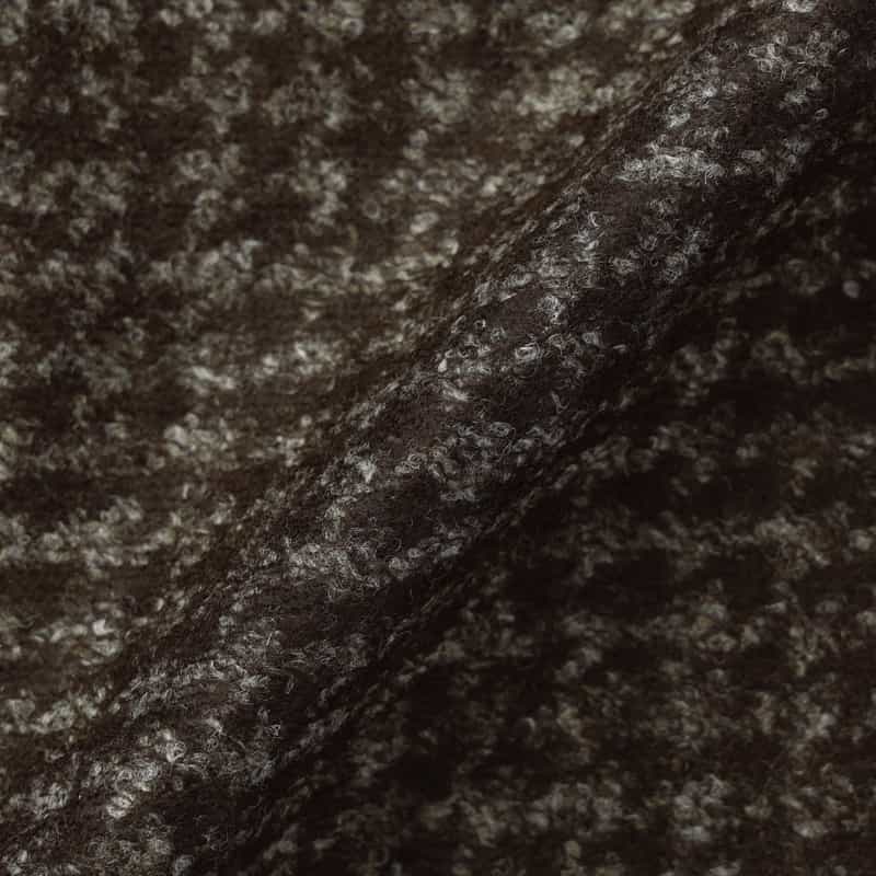 BARNEYS NEW YORK 千鳥格子柄ジャージージャケット BROWN